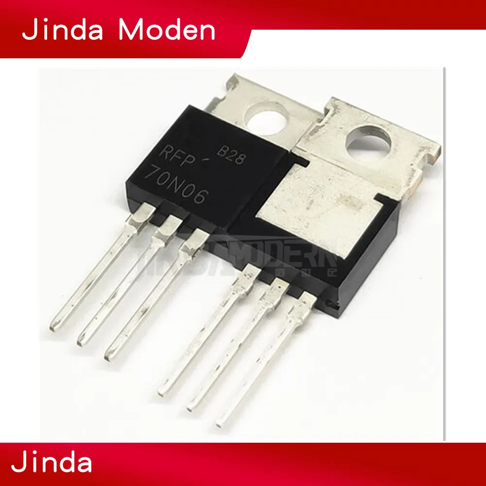 Полевой транзистор 100 шт./лот RFP70N06 70N06 70A60V TO220|Интегральные схемы| |