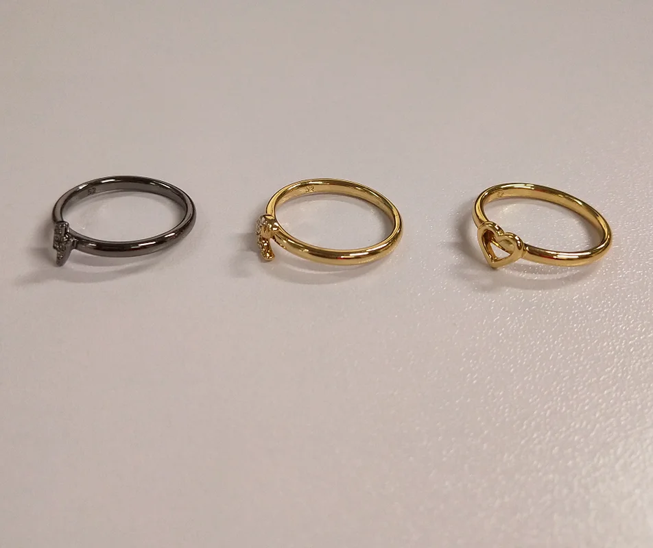 Модное женское кольцо с золотым покрытием цвет пистолет любовь молния луна