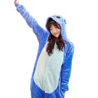 Женский костюм для косплея ститча, женская пижама с капюшоном в виде животного для ролевых игр и вечевечерние