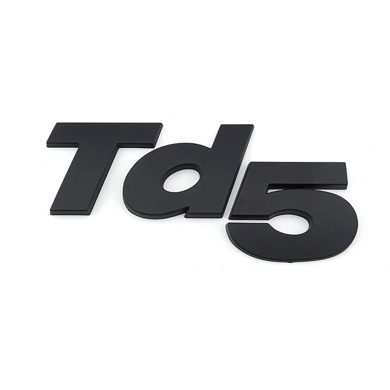 3D логотип автомобиля глянцевый черный Td5 автомобильные значки эмблема для land rover