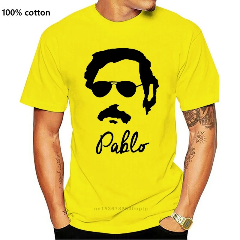 Pablo Escobar футболка солнцезащитные очки Футболка Рубашка с короткими рукавами 5x