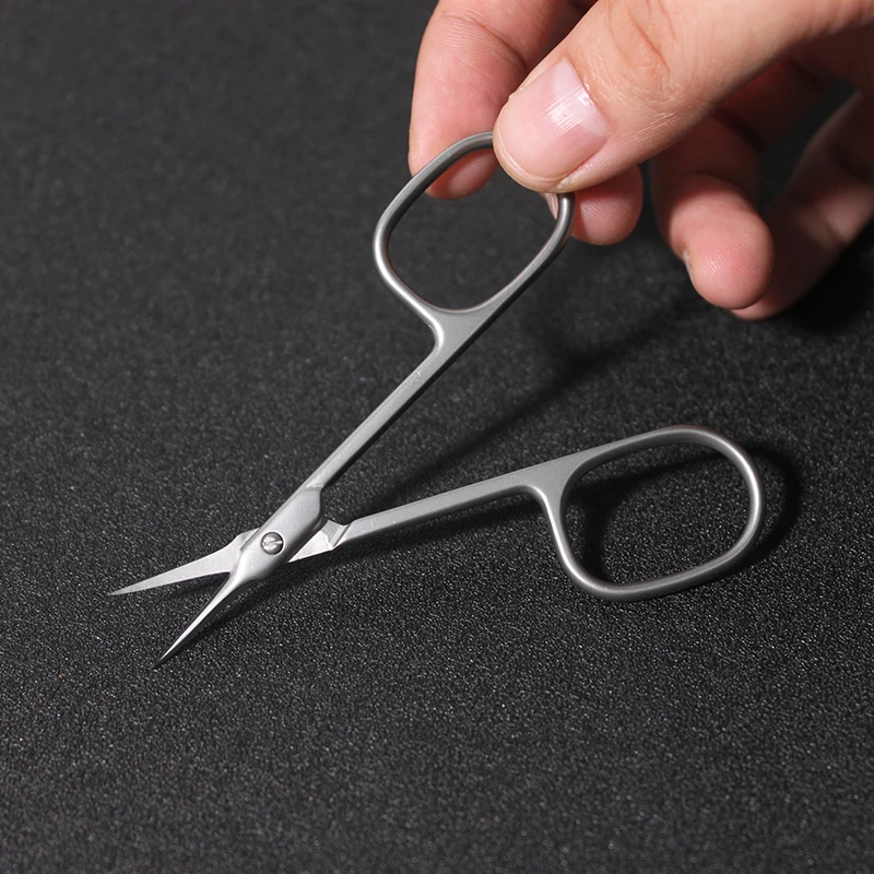 

Nail Cuticle Scissors Hangnail Dead Skin Remover Stainless Cutter Nipper Toenail Edge Clipper Russian Curved Tip Manicure Tools