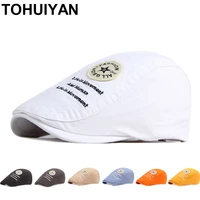 2021 candy color newsboy caps for men casual letters berets hats women boina masculina driving hat outdoor sunshade flat cap