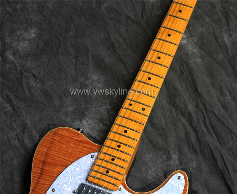 Высококачественная деревянная электрогитара koa готова к использованию