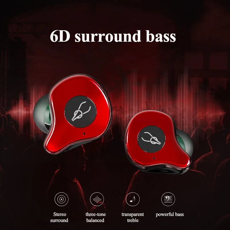 Sabbat наушники-вкладыши TWS с 5 0 функцией подавления шума спортивные наушники Bluetooth