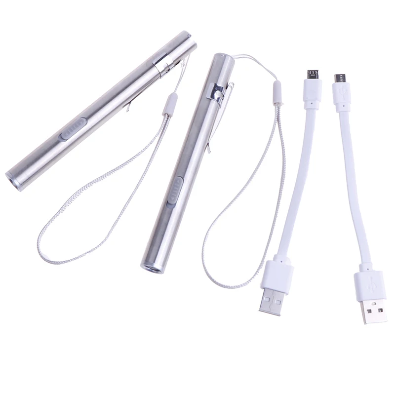 3в1 USB Перезаряжаемый светодиодный флэш-светильник/Мощный мини фонарь
