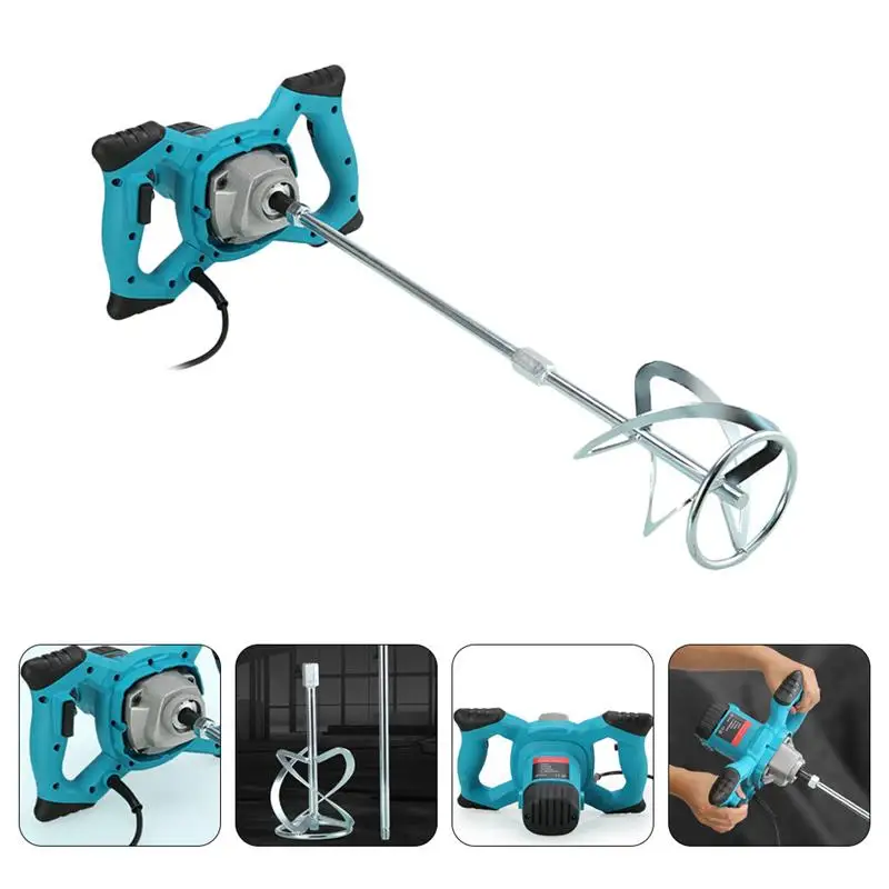 

1Set Industrial Electric Cement Mixer Electric Stirrer Paint Stirrer Machine Cement Mixer for Outdoor Garden