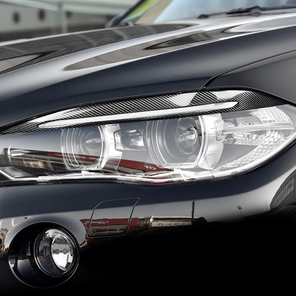 

Car Exterior Stickers Auto Headlight Eyelids Trim Decorative Stickers for BMW F15 X5 2014-2018 Automobiles Parts Accessories