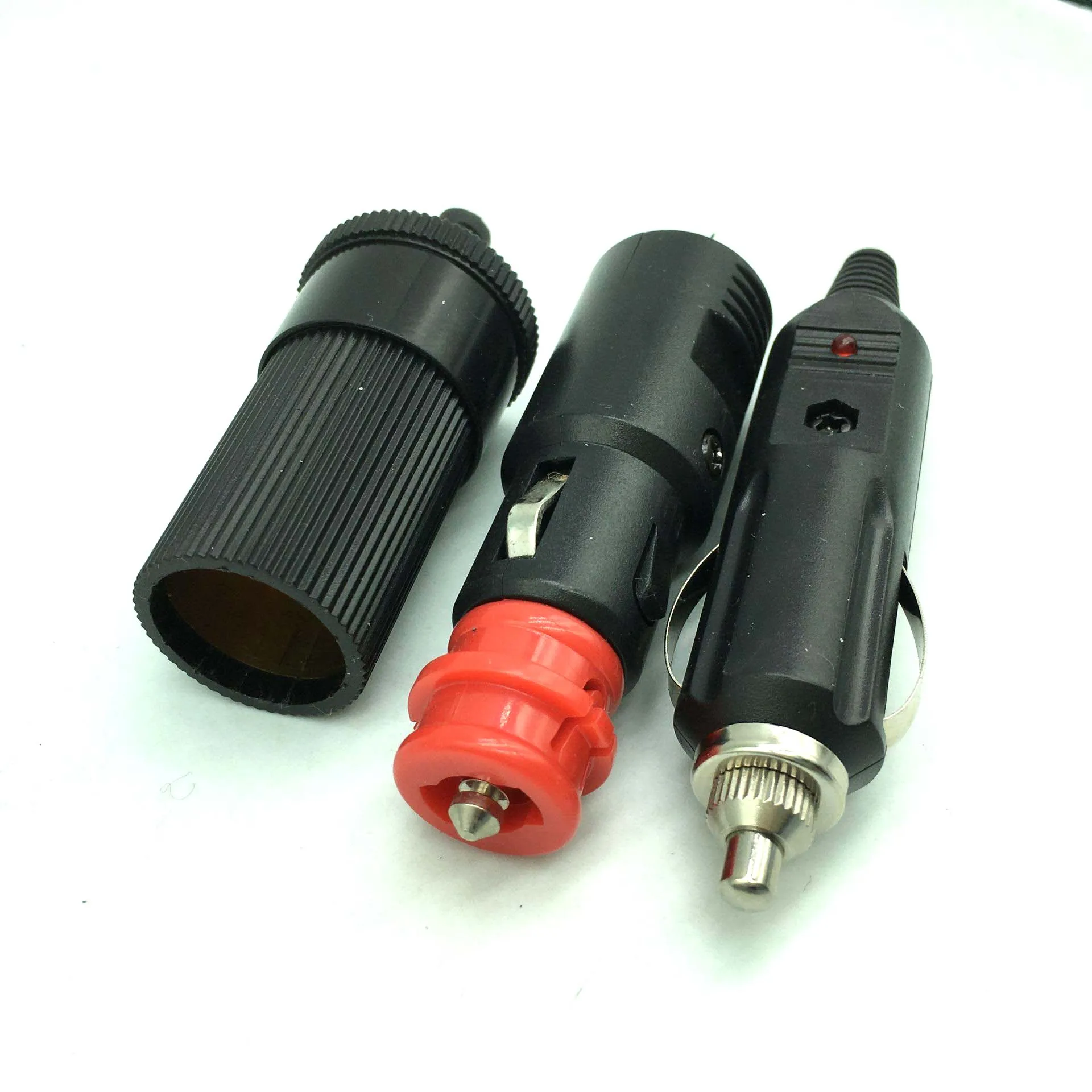 

5 PCS Universal 12V-24V Car Cigarette Lighter Plug Socket Power Plug Connection Cigaret Socket Adaptor Male Plug