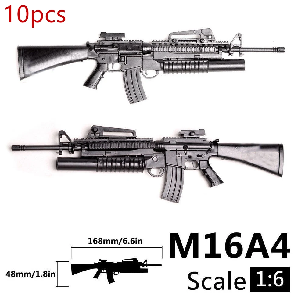 1:6 масштаб M16A4 Калашников ассаинхронно винтовка пусковая установка модель оружия