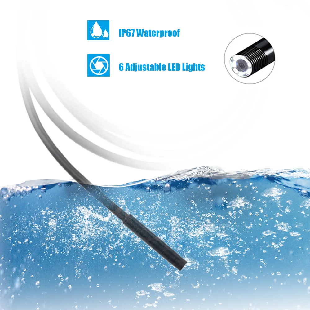 Камера бороскопа 3 в 1 USB водонепроницаемая для Android|Бороскопы| |