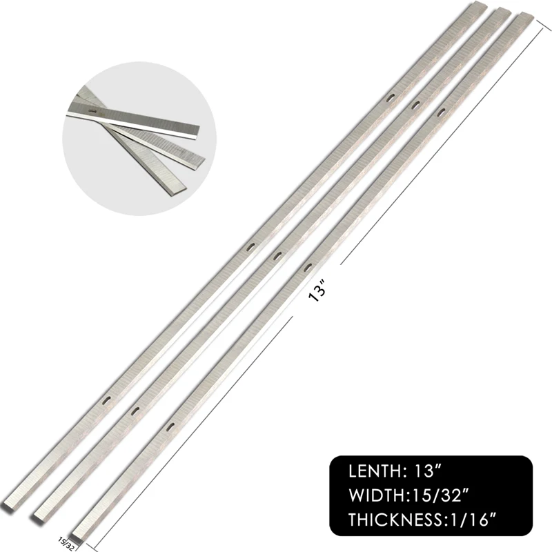 Knives Hss Replace 3pcs For Delta 22-580 22-549 22-555 22-590 Wen 6552 Craftsman 21743 Grizzly G0689 Ryobi Ap1300