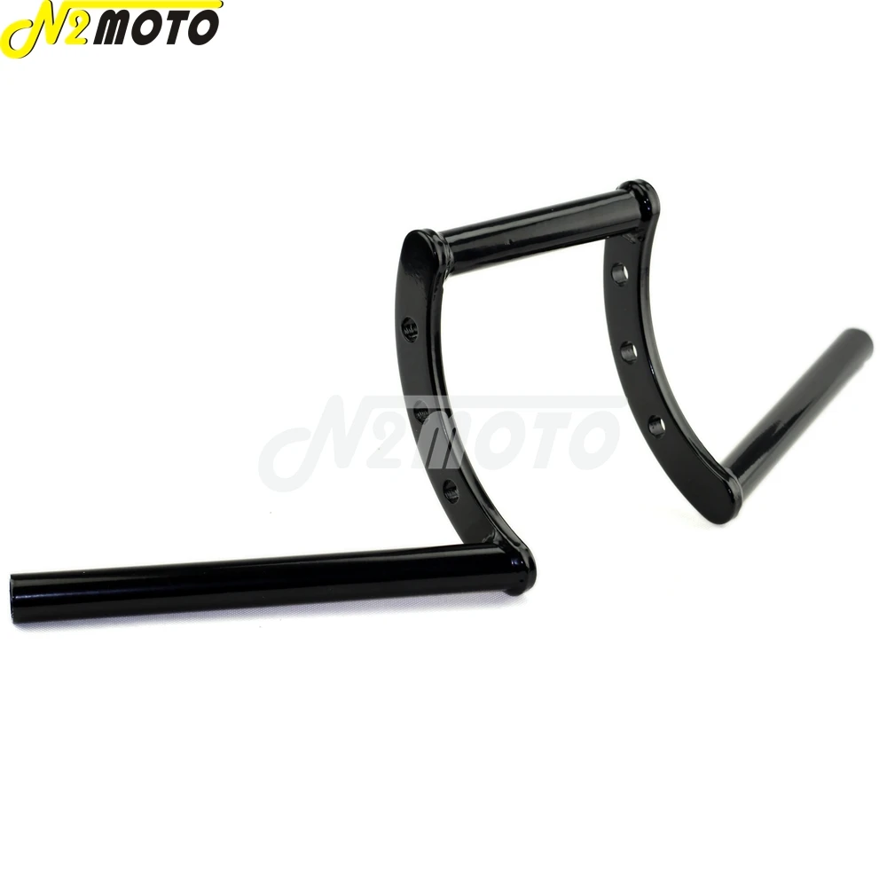 Motorcycle Black 1" Z Bar Drag Handlebar Pullback Handle for Harley Sportster XL883 XL1200 XL 883 Dyna Bobber Chopper | Автомобили и