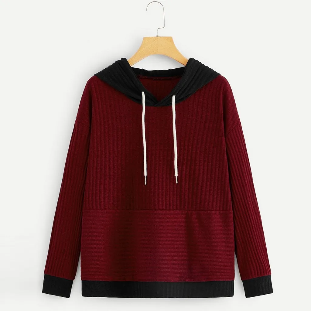 Женская толстовка с капюшоном Повседневная теплая Толстовка и длинным рукавом