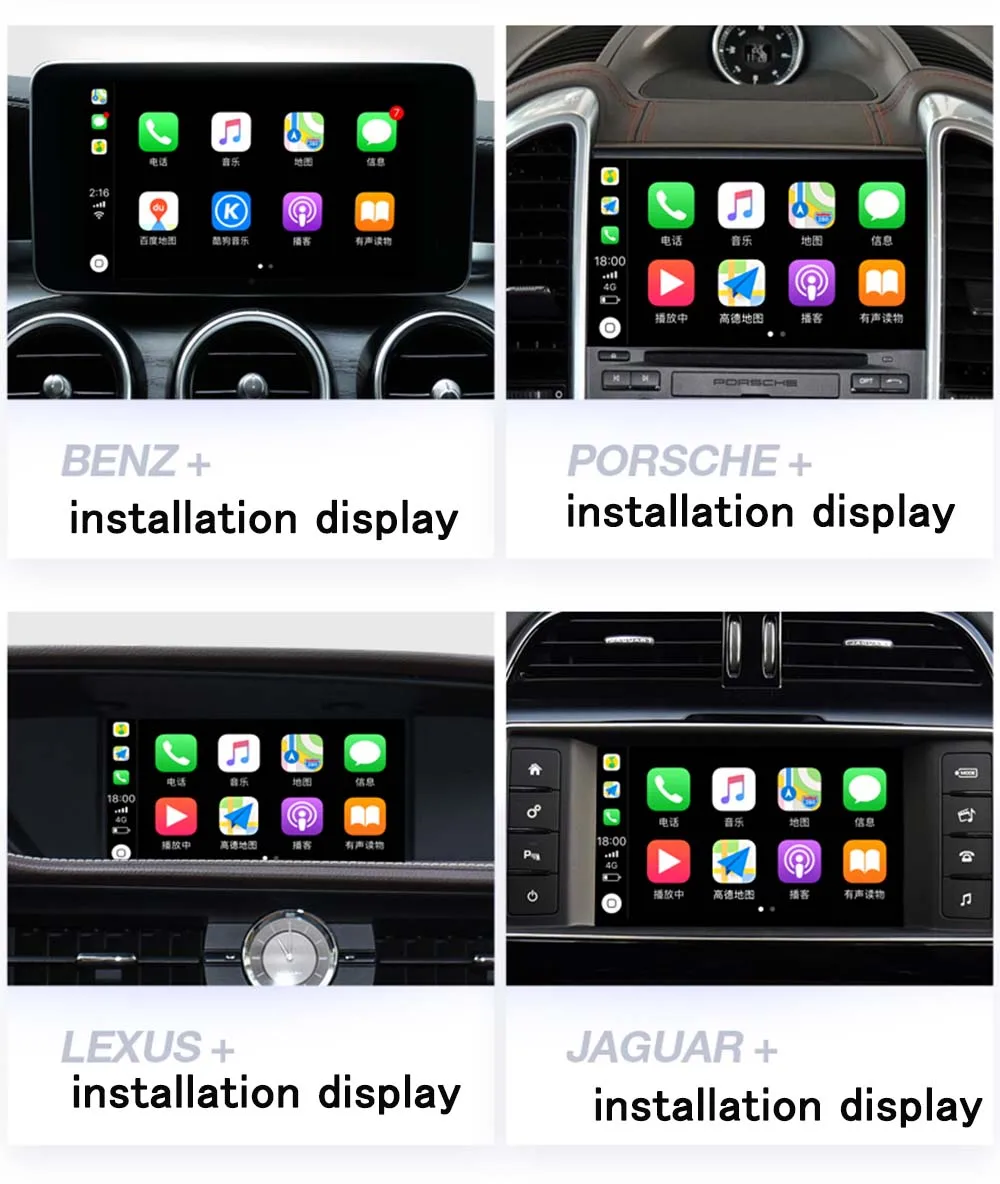 Беспроводная камера Apple CarPlay для Audi A1 A3 A4 A5 A6 A7 A8 Q2 Q3 Q5 Q7 MMI, Автомобильная камера заднего вида на Android