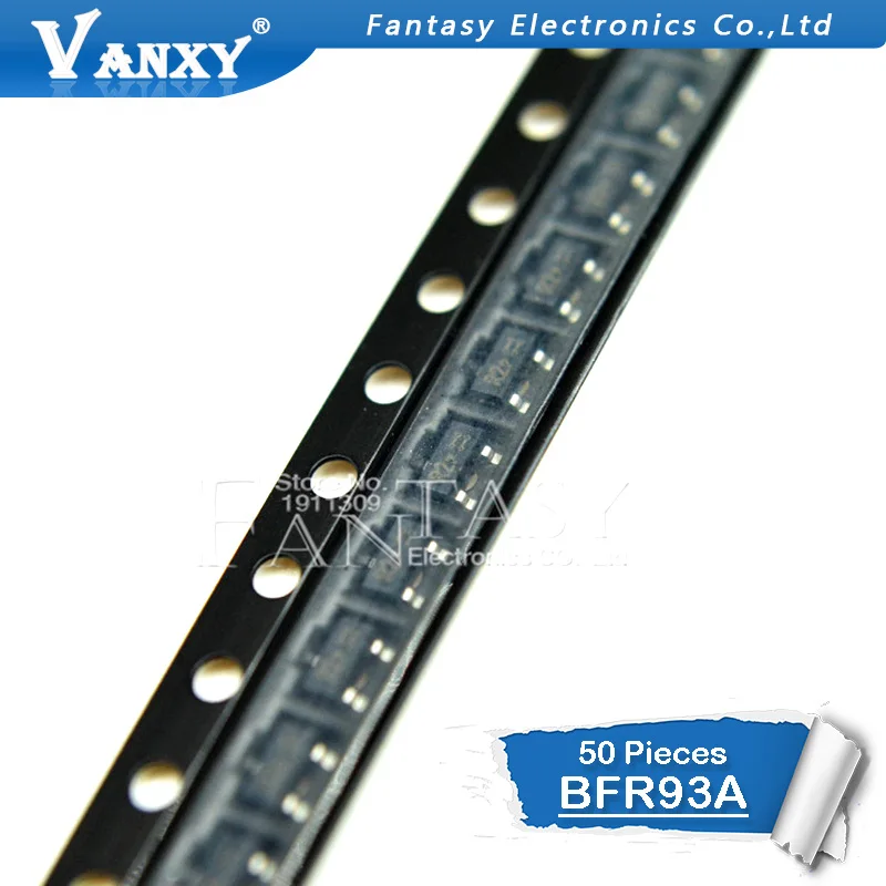 50 шт. BFR93A SOT23 BFR93 SOT-23 SMD | Электронные компоненты и принадлежности
