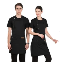 salon professional hairdressing apron barber assistant work clothes coffee shop nail shop for men and women canvas work apron