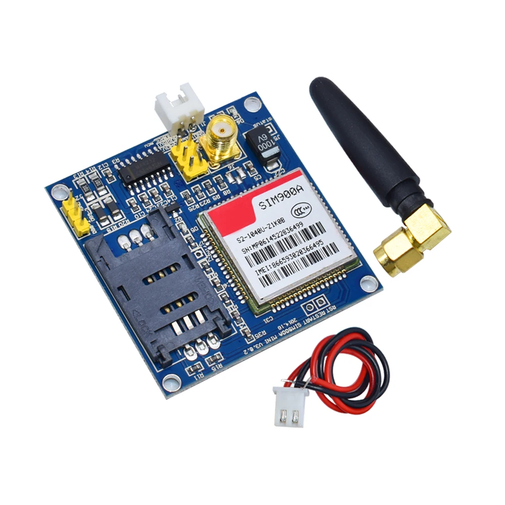WAVGAT SIM900A SIM900 мини V4.0 беспроводной модуль передачи данных GSM GPRS комплект с антенной