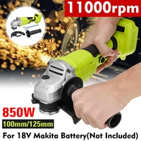 for makita 18v 125mm brushless cordless impact angle grinder diy power tools electric polishing grinding machine without battery
