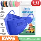 Маска рыбка KN95 10 цветов Детская FFP2 Elough Mask Black Mascara Infantil Negras Mascarillas FPP2 Mask Enfant FFP2 Fish Mask Kids