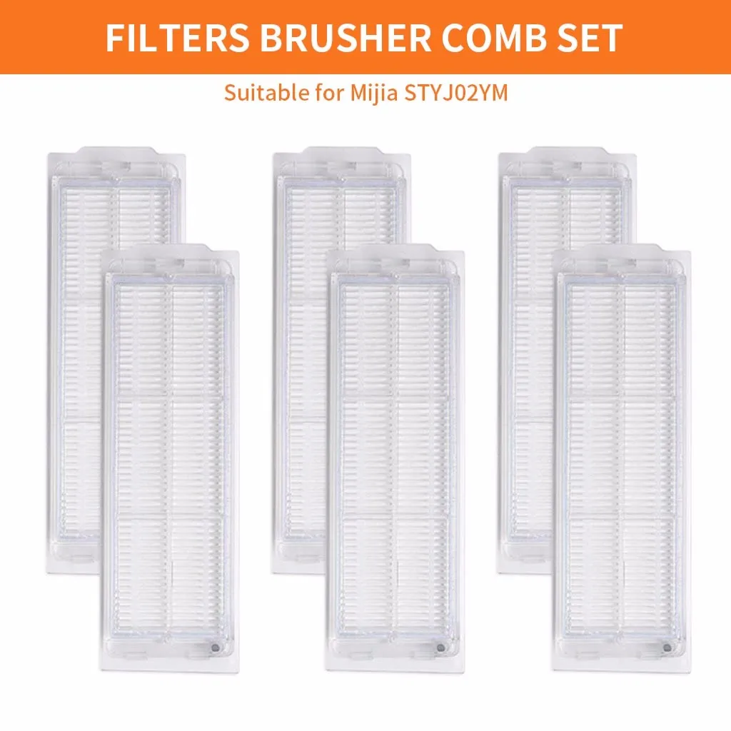 

Hepa Filter Replacement For Xiaomi Mijia Styj02ym Conga 3490 Viomi V2 Pro V-rvclm21b Vacuum Cleaner Parts Accessories#dg4