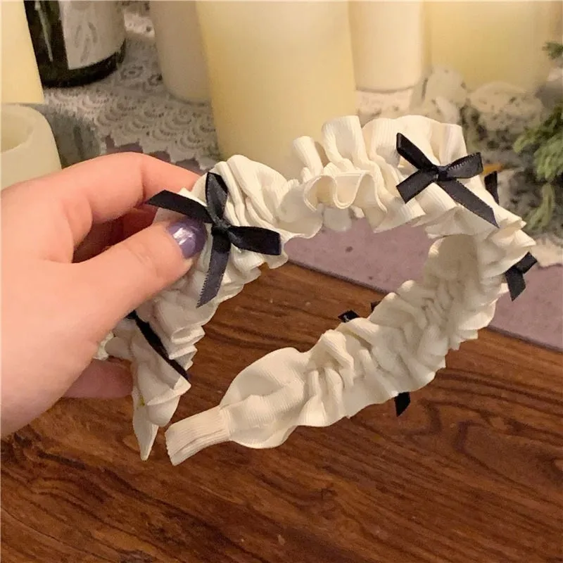 Милая повязка на голову с бантом повседневные аксессуары для волос в стиле