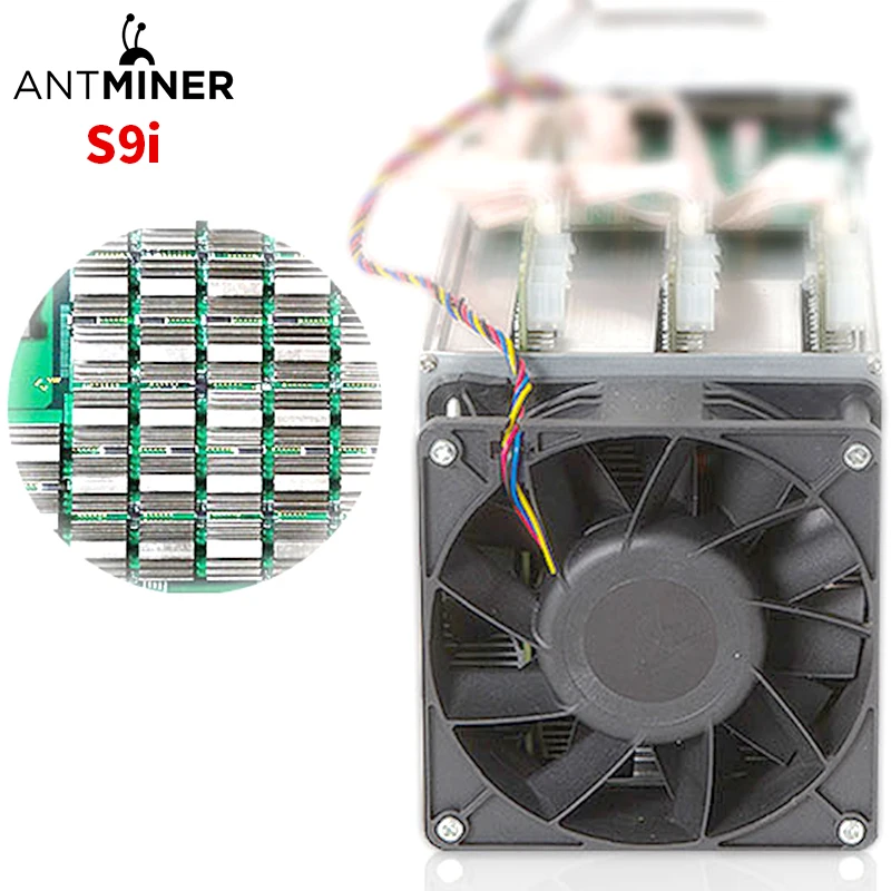 Биткоин-Майнер б/у LUCBIT Asic bitmain antminer S9i 14T BTC с блоком питания | Компьютеры и офис