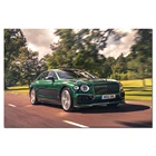 Bentley перелет автомобиля обои настенные Арт холст с печатью постера Картины для дома Декор для дома