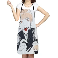 inumaki toge anime pattern oxford fabric apron for men women bibs home cooking baking cleaning aprons kitchen accessory