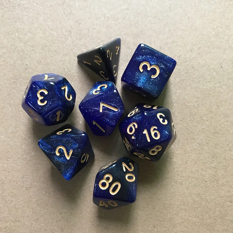 7 шт./компл. многогранные кубики для DnD RPG 4681012 20 D4 D20 DND MTG ролевые игры Dragon