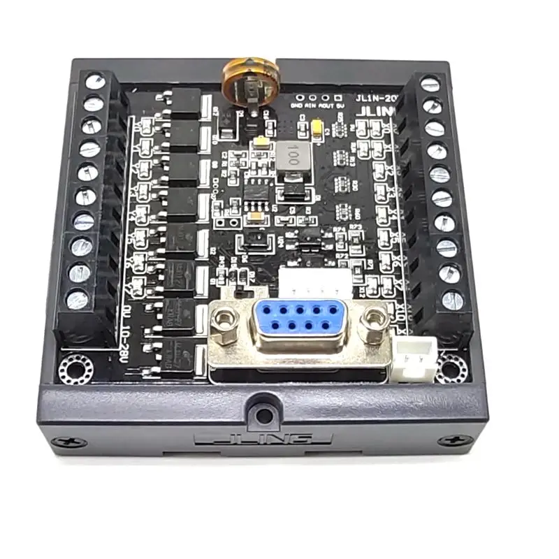 Монтаж рельсы PLC FX1N 20MT с одинаковой точкой громкости|Защита двигателя| |