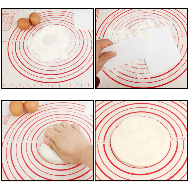 80 см антипригарный силиконовый коврик для выпечки раскатки кондитерских изделий