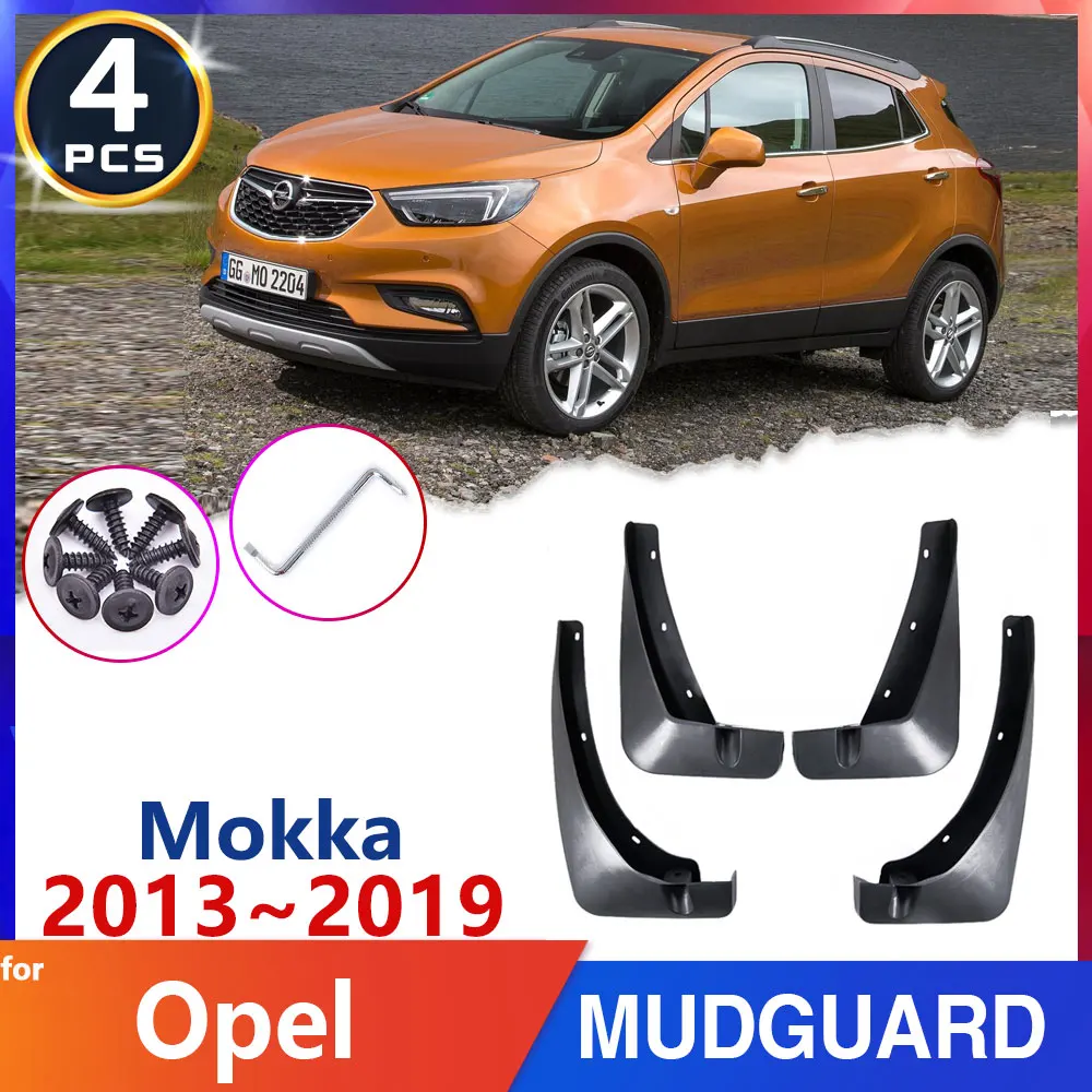

Car Tire Fender Mud Flap for Opel Vauxhall Mokka X 2013~2019 2014 2015 2016 2017 2018 Buick Encore Mudflaps Mudguards Auto-Goods