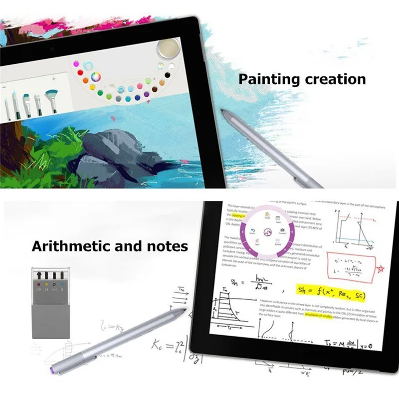 4 наконечника Замена ручки наконечник Комплект 2H HB B для microsoft Surface Pro 4/5 стилус