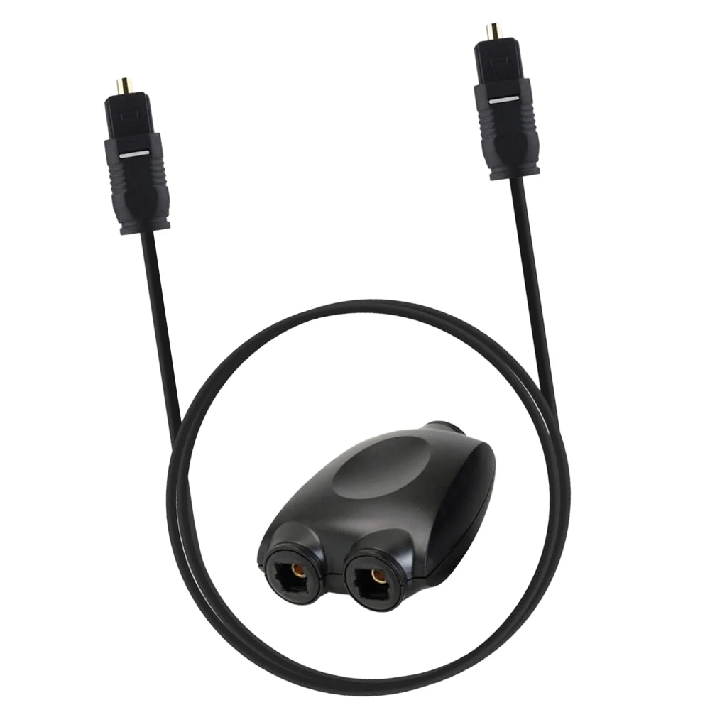 Цифровой оптический аудиокабель Toslink премиум класса 3 фута S/PDIF + сплиттер