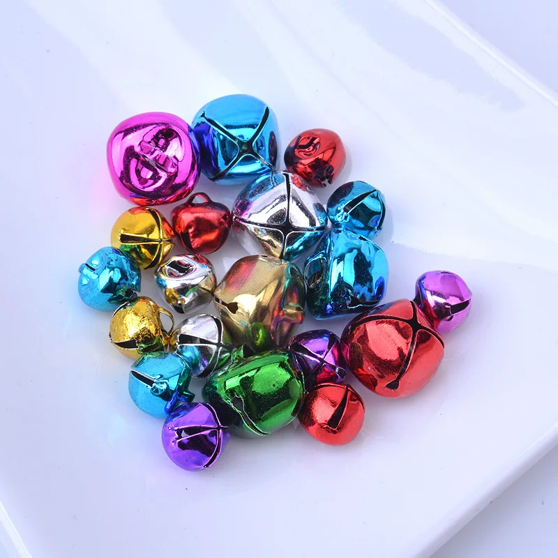 

Silver Gold Iron Bell Color Small Bell Pendant DIY Christmas Dance Bell Currently Available