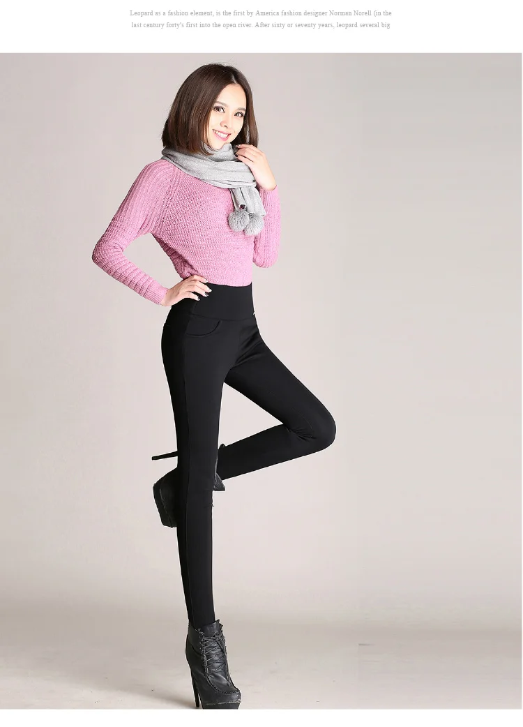 Plus Size Pencil Pants New Fashion Women Skinny High Waist Pants Female Casual Trousers High Stretch Leggings 6XL 7228 50