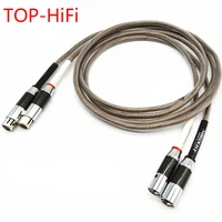 top hifi pair single crystal silver nordost odin 3pin xlr balanced reference interconnect cable with carbon fiber plug