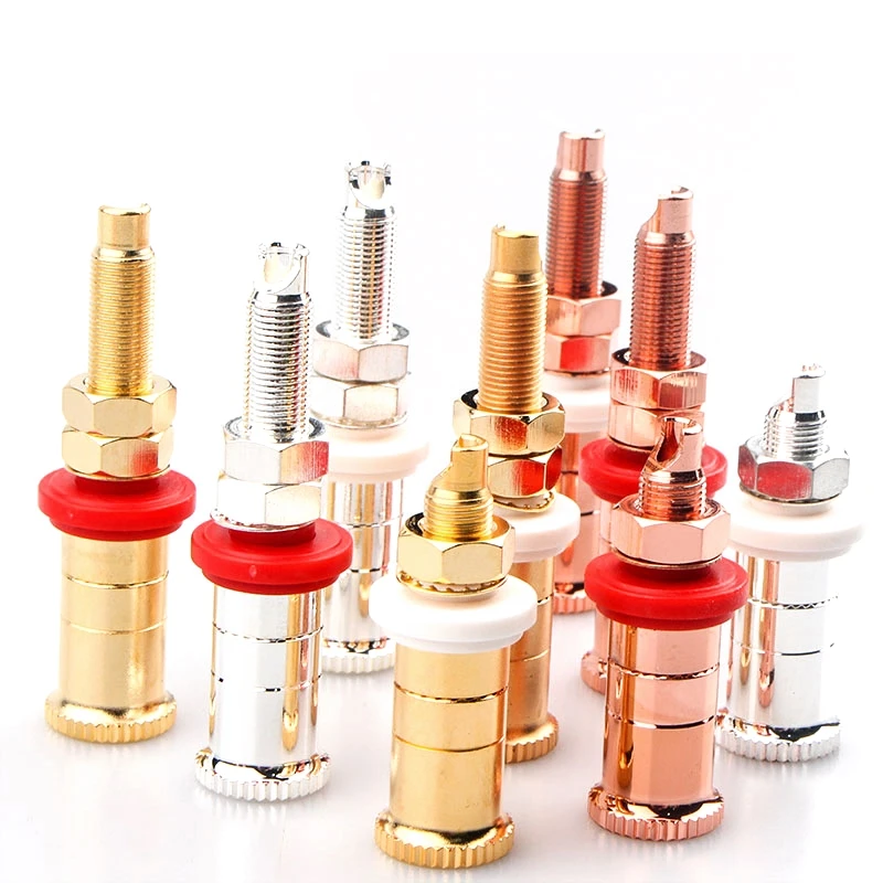 4 шт. аксессуары для динамика медный связующий столб с пескоструйным покрытием