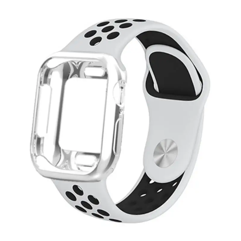 Ремешок для часов apple watch 4 Band correa apple watch 42 мм 38 мм 44 мм 40 мм iwatch series 5 4 3 2 Силиконовый браслет pulseira ремешок для часов