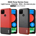 Роскошный чехол из искусственной кожи для Google Pixel 4a 4G Imak Ruiyi Light, тонкий чехол для Google Pixel 4a Pixel5