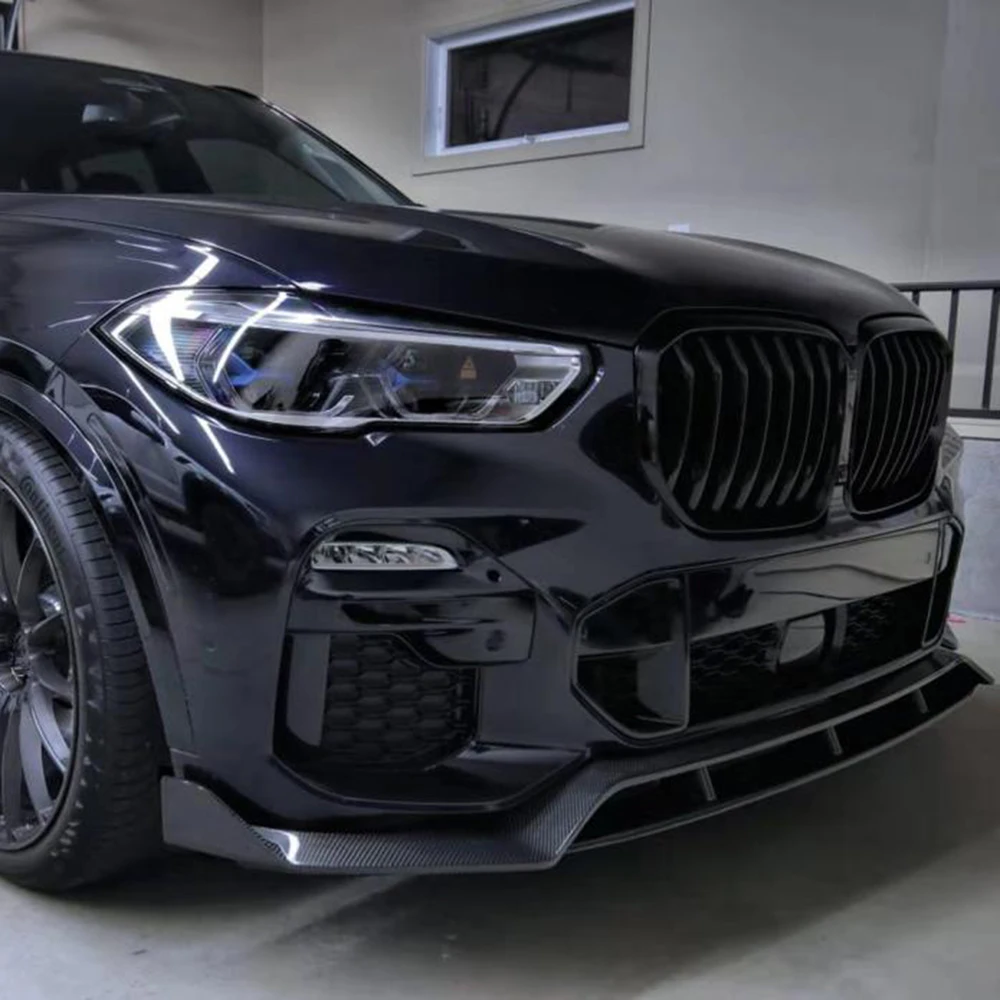 Углеродное волокно/FRP передний бампер спойлер для BMW X5 G05 M-Sport 2019 2020 защита |
