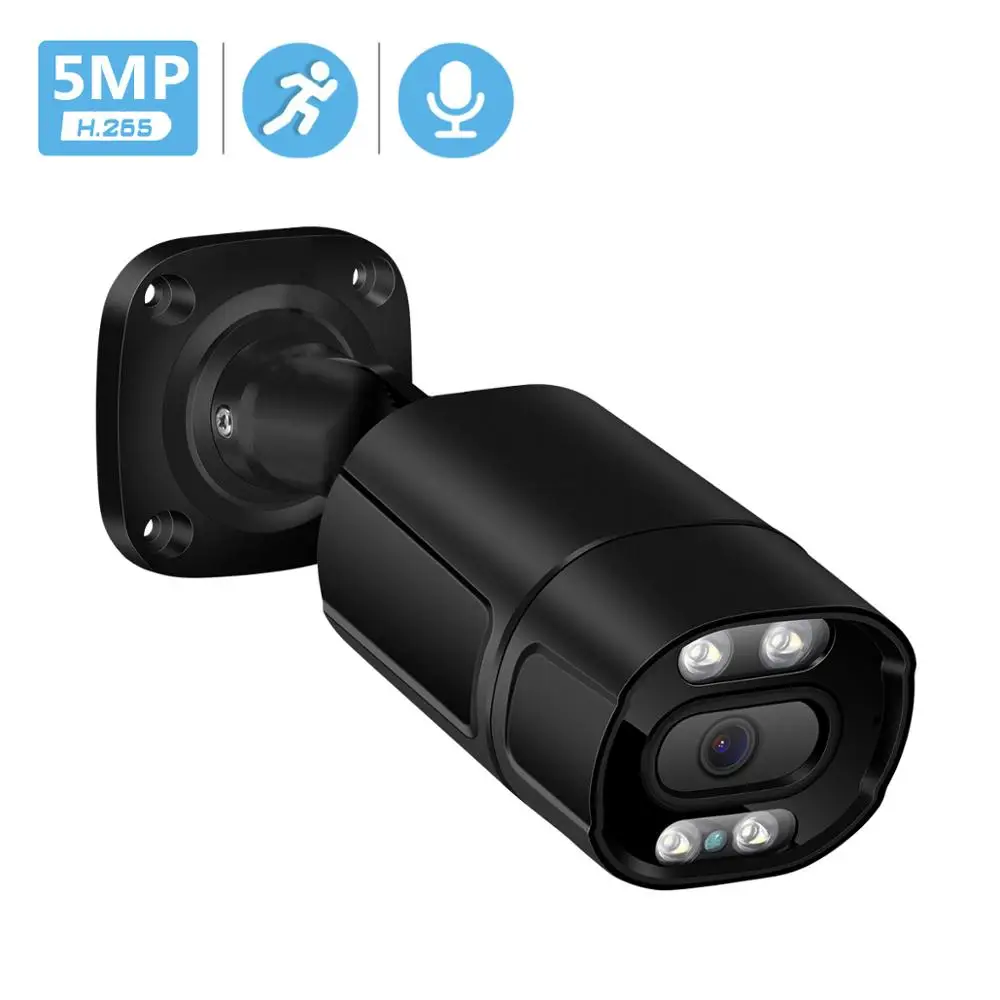 BESDER 5MP 48V POE IP камера Наружная P2P Ai обнаружение движения RTSP 3MP 1080P HD Инфракрасная ONVIF