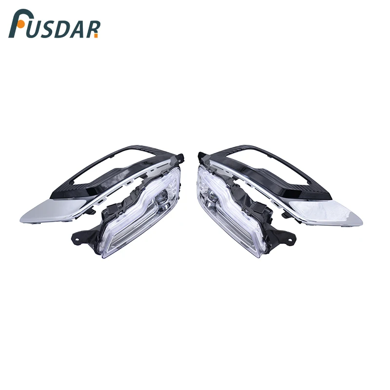 Противотуманные фары на передний бампер дальнего света с крышками комплект для