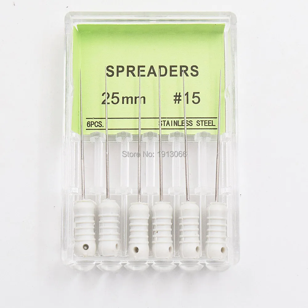 5 коробок зубные Endo из нержавеющей стали конические палец Разбрасыватели Лима