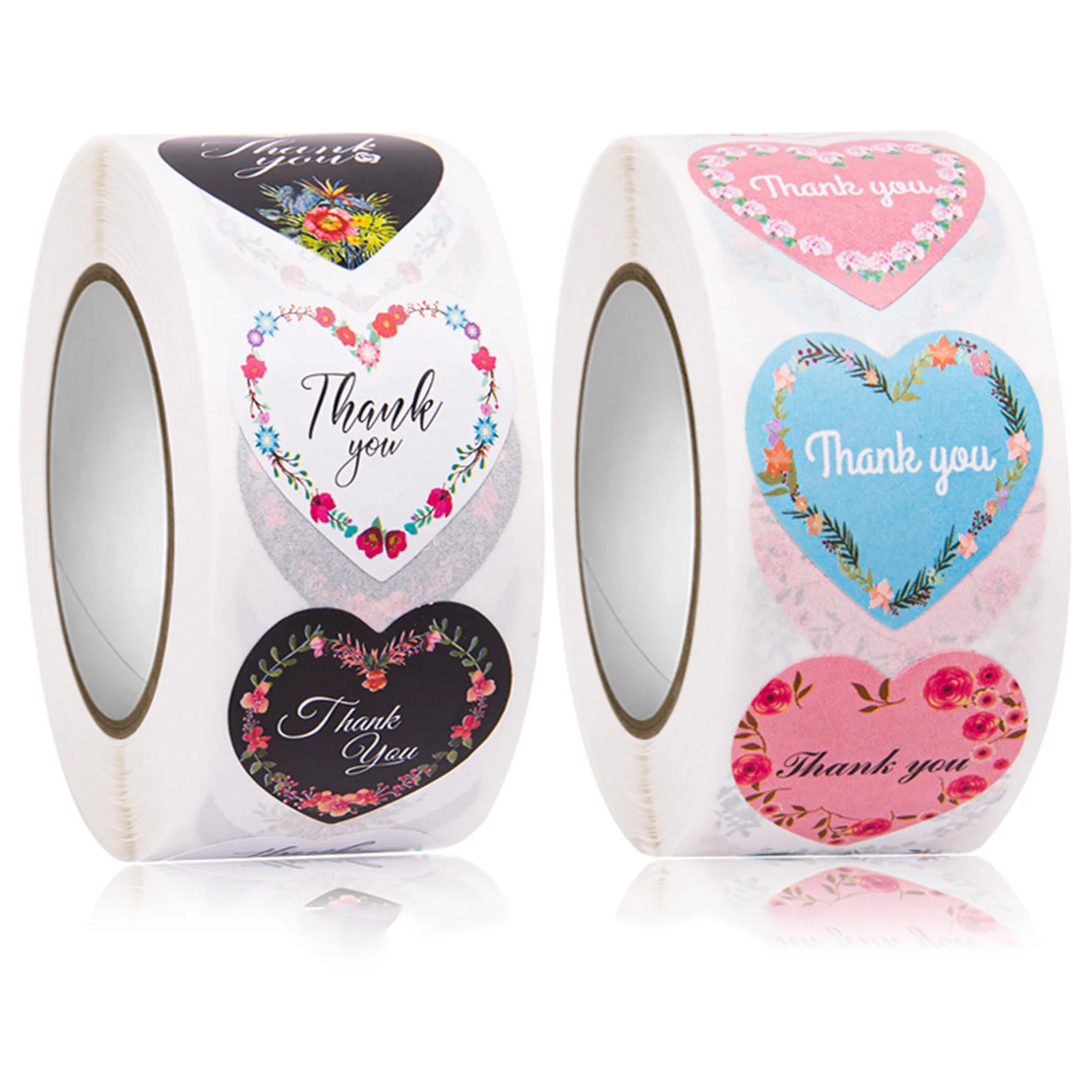 

500PCS Valentine's Day Stickers Scrapbook Gift Stationery Label Stickers Handmade With Love Thank You For The Stickers