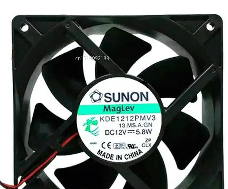 

for KDE1212PMV3 13.MS.A.GN DC 12V 5.8W 120x120x38mm Server Cooler Fan