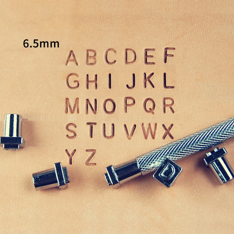 

36pcs Carbon Steel Alphabet Number Digital Stamp Punch Set For Leather English Letter Printing Art Craft Handmade Carving Tools