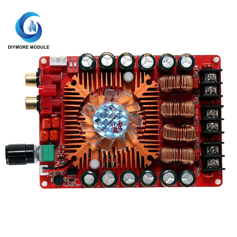 Плата цифрового усилителя высокой мощности TDA7498E 160Wx2 двухканальный Hi-Fi стерео