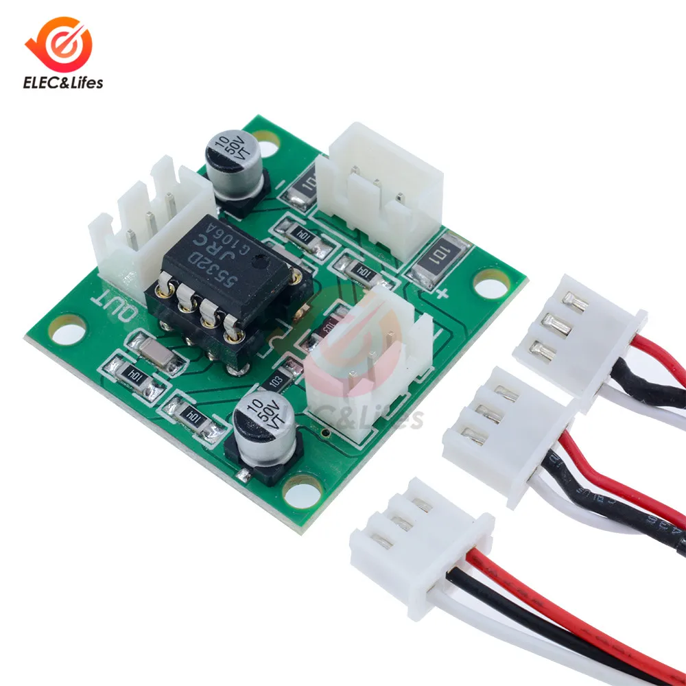 Двухканальная Плата усилителя звука NE5532 модуль питания предварительный